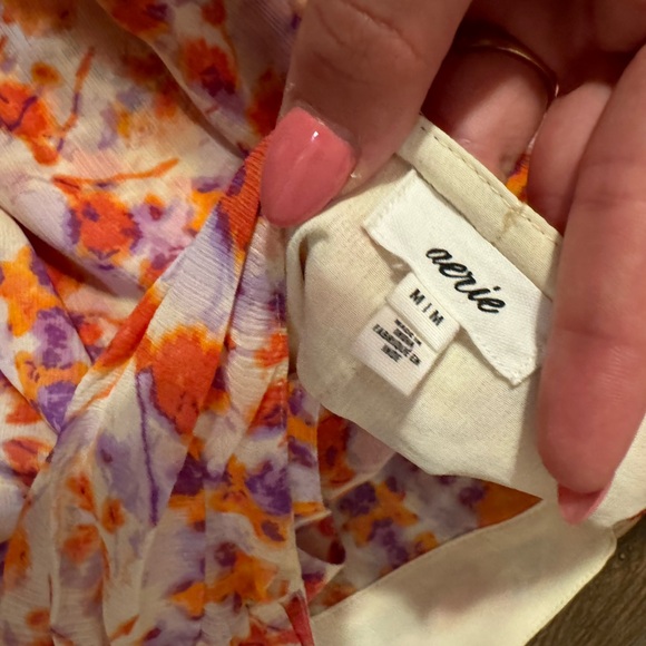 Aerie Tie-Dye Wrap Skirt Size M - Picture 4 of 4